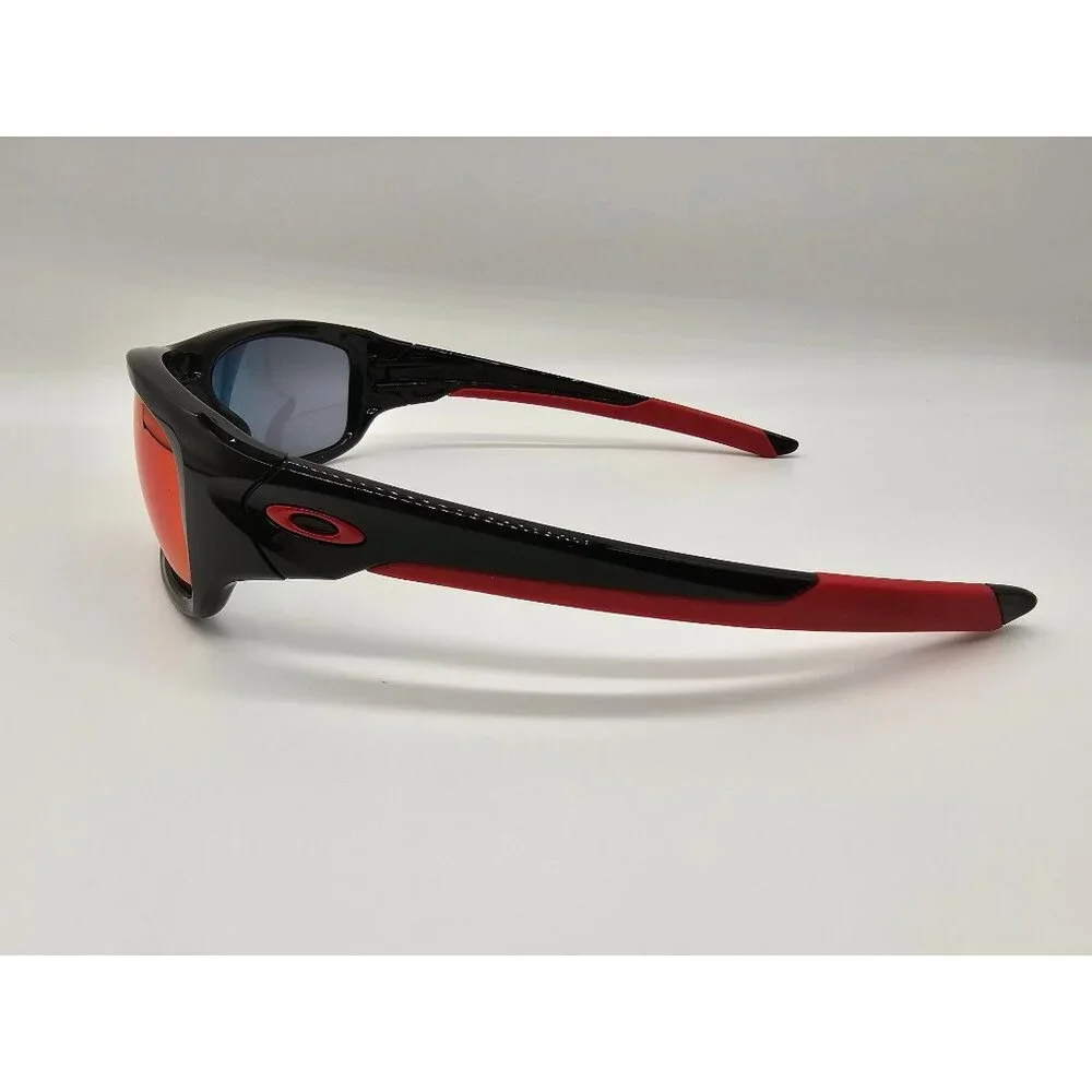 Oakley Valve Sunglasses Polished Black Frame Red Iridium Lens‎